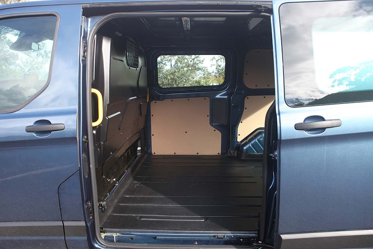 It also has bright yellow grab handles tucked just inside the side doorways.